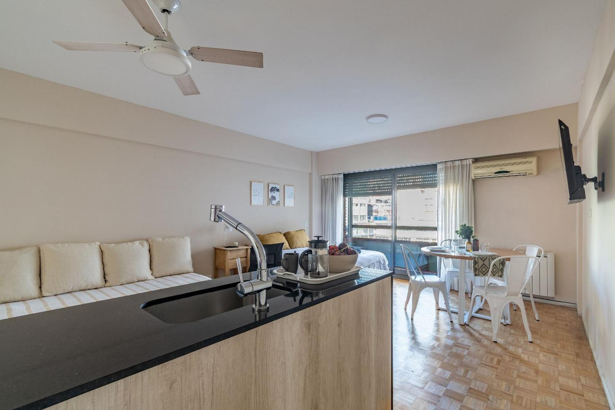 Estudio Biblioteca Nacional | 2 Camas En Recoleta Apartamento