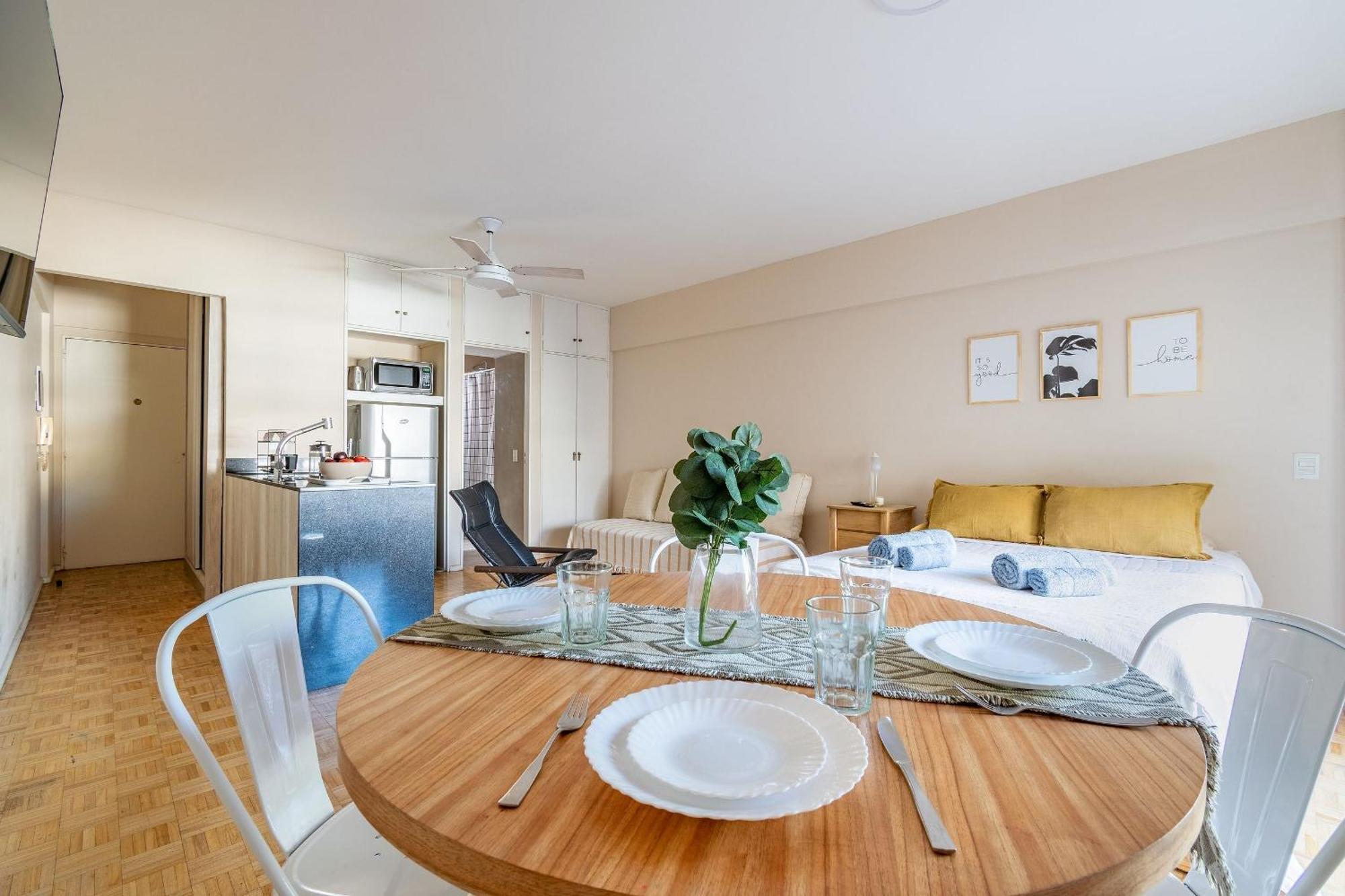 Apartamento Estudio Biblioteca Nacional | 2 Camas En Recoleta Ciudad Autónoma de Buenos Aires